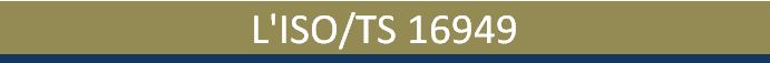 qu'est ce que l'ISO TS16949